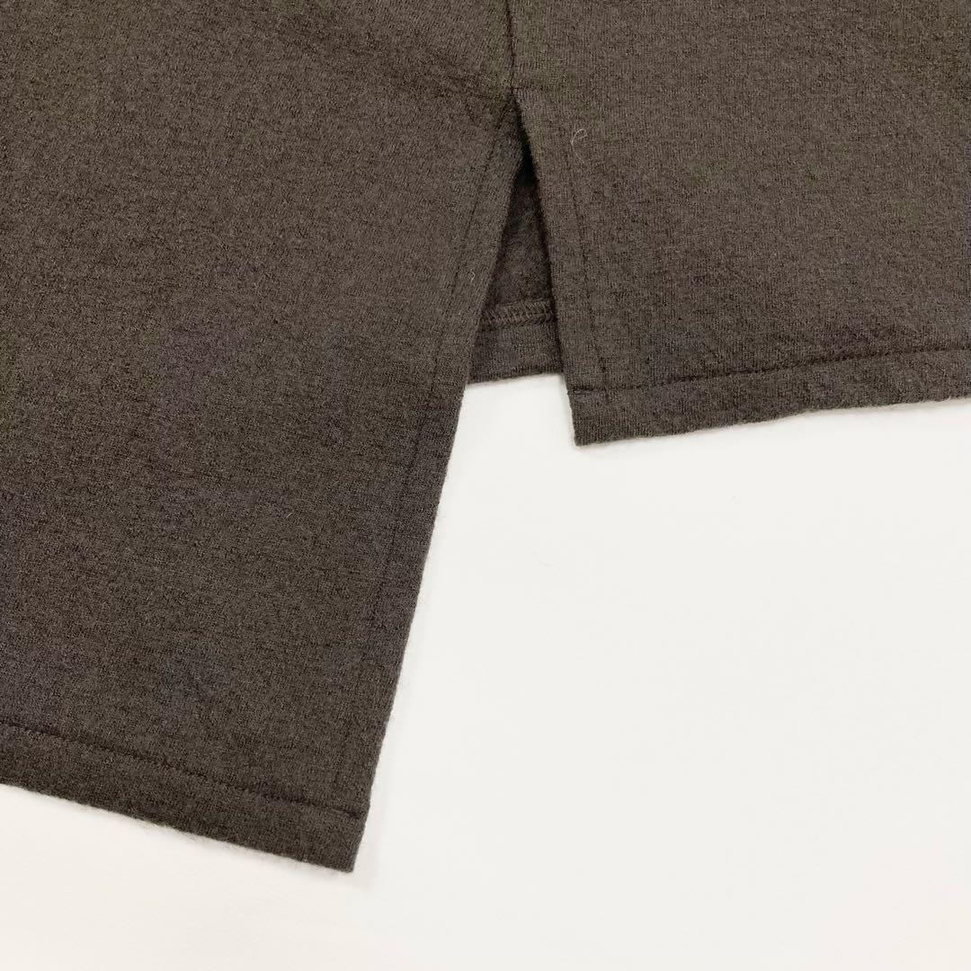 Y's 美品 23AW ウール ハイネック ワンピース カーキブラウン2