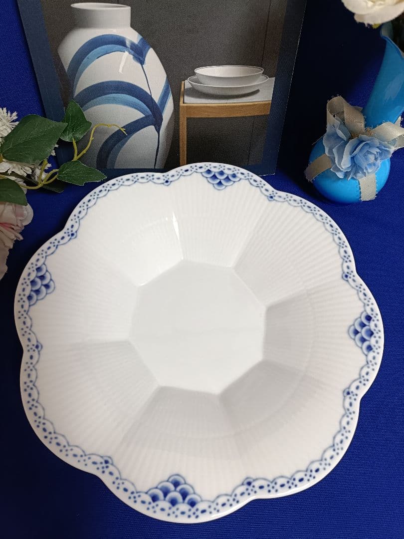 最終価格 新品【ロイヤルコペンハーゲン】プリンセス ペタルボウル 25.5cm