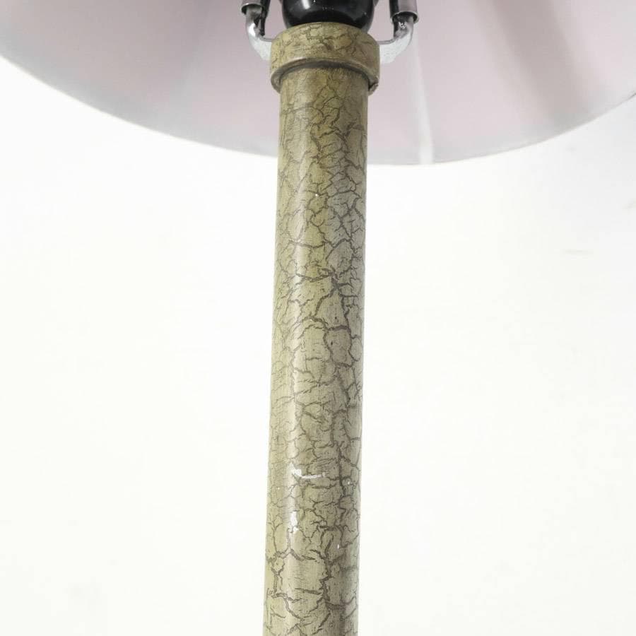 アンティーク調 フロアライト 高さ95cm ピンク系シェード クラシカル家具