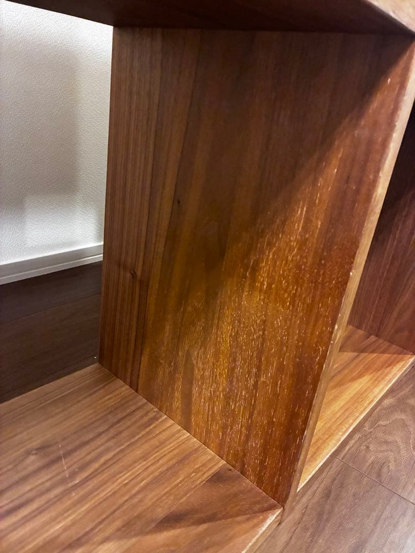 無印良品 スタッキングシェルフ ウォールナット材