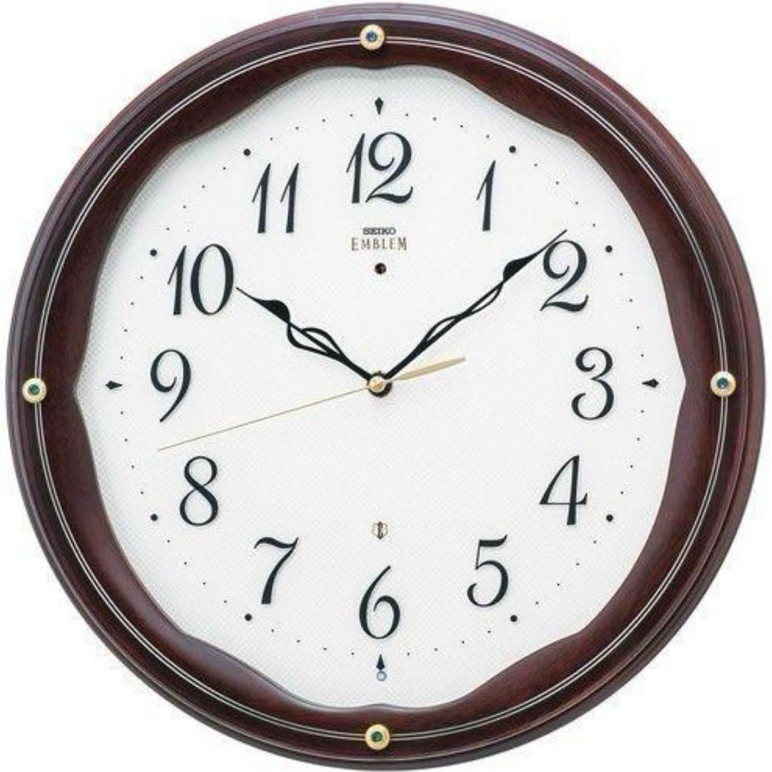 極美品✨ SEIKO EMBLEM 掛け時計 電波時計 スイープ HS551B
