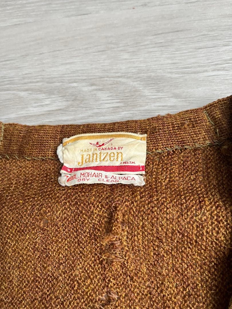 Janzen カーディガン　モヘア　vintage