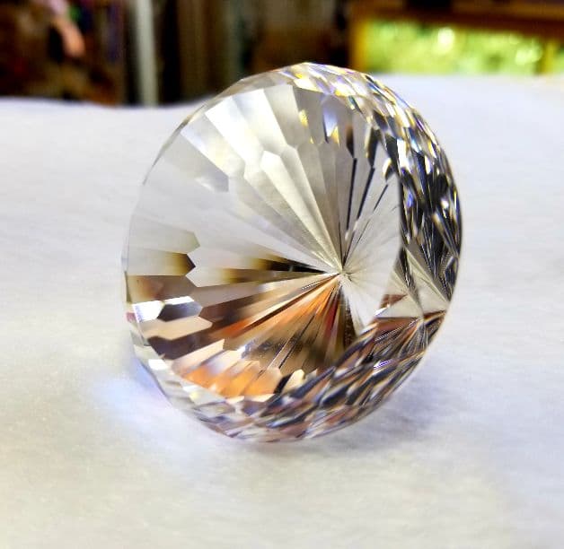 水晶　ブリリアントカット　ダイヤモンド