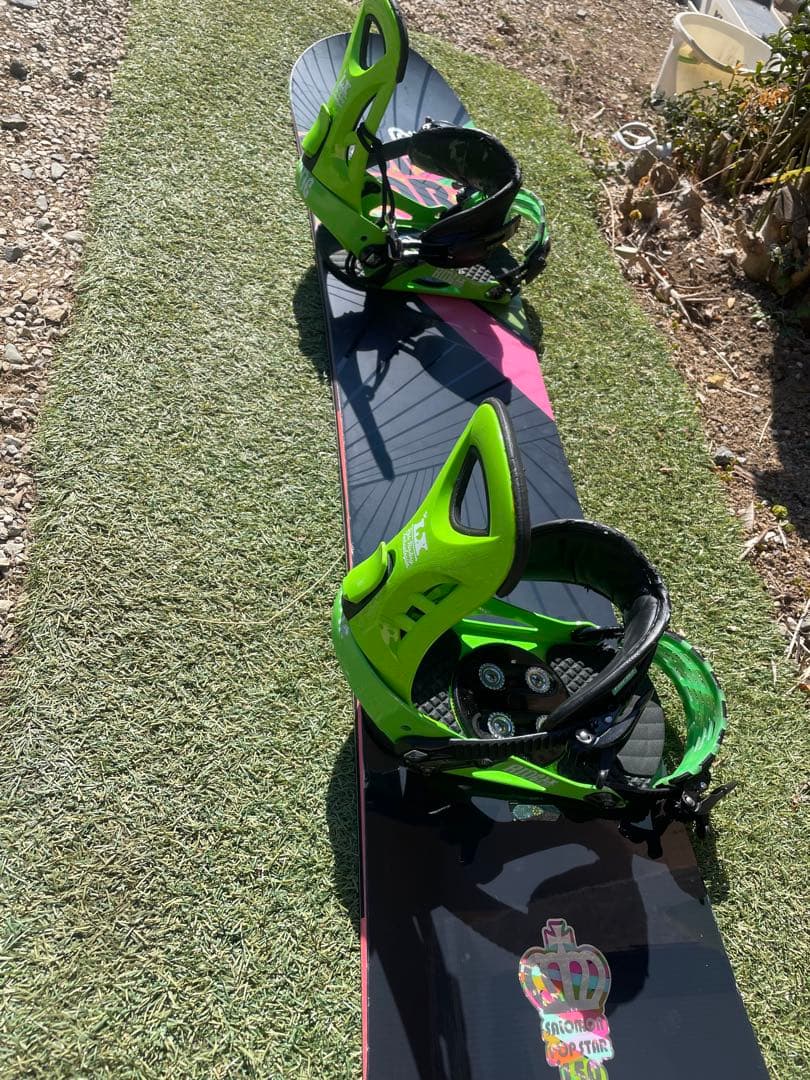 サロモンポップスター　レア名機　スノーボード 板・ビンディングRIDE2点セット