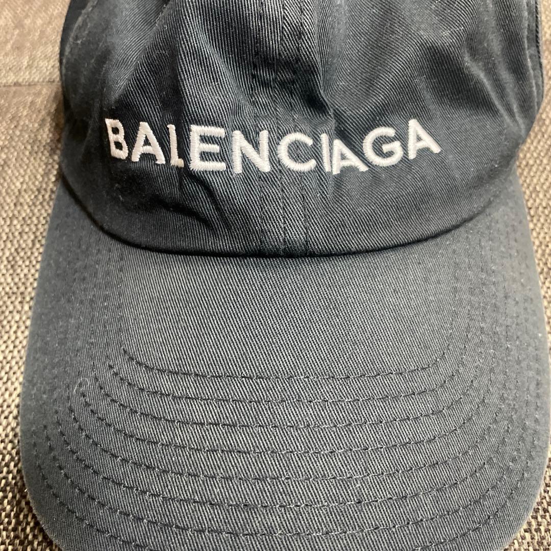 BALENCIAGA ブラックキャップ Lサイズ