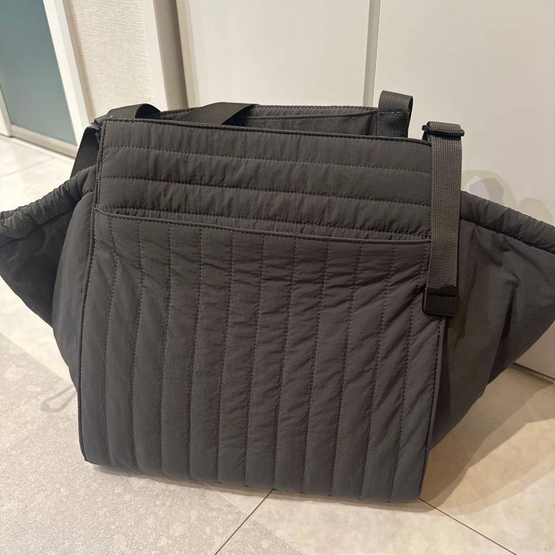 マザーズバック SOLPRESA キルティング チャコールグレーM