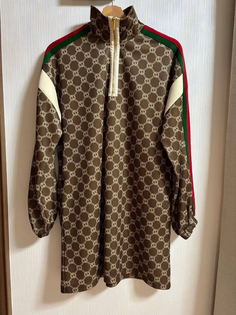 GUCCI インターロッキングG テクニカルジャージー ドレス
