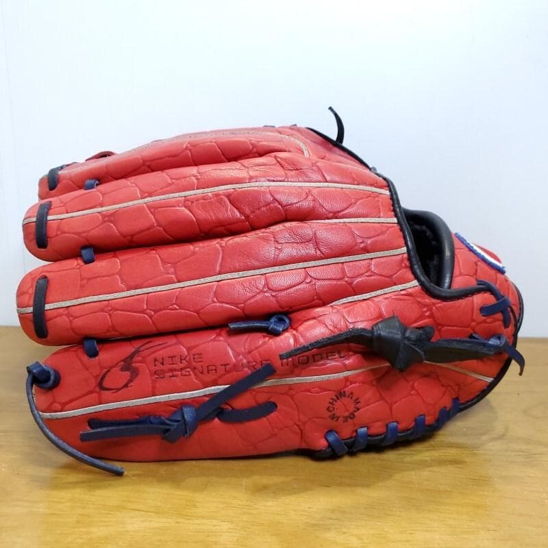 NIKE 岩村モデル 限定版 クロコダイル柄レザー 美品 内野用 軟式グローブ