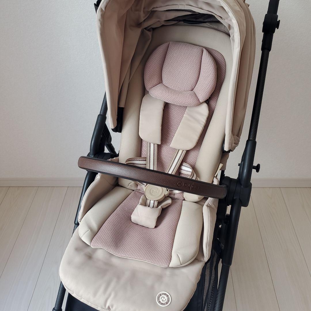 サイベックス　メリオカーボン　2024　ソルテベージュ　ベビーカー　cybex