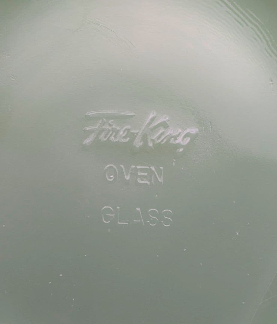 ファイヤーキング サラダプレート 初期GLASS刻印 　4枚セット ジェダイ