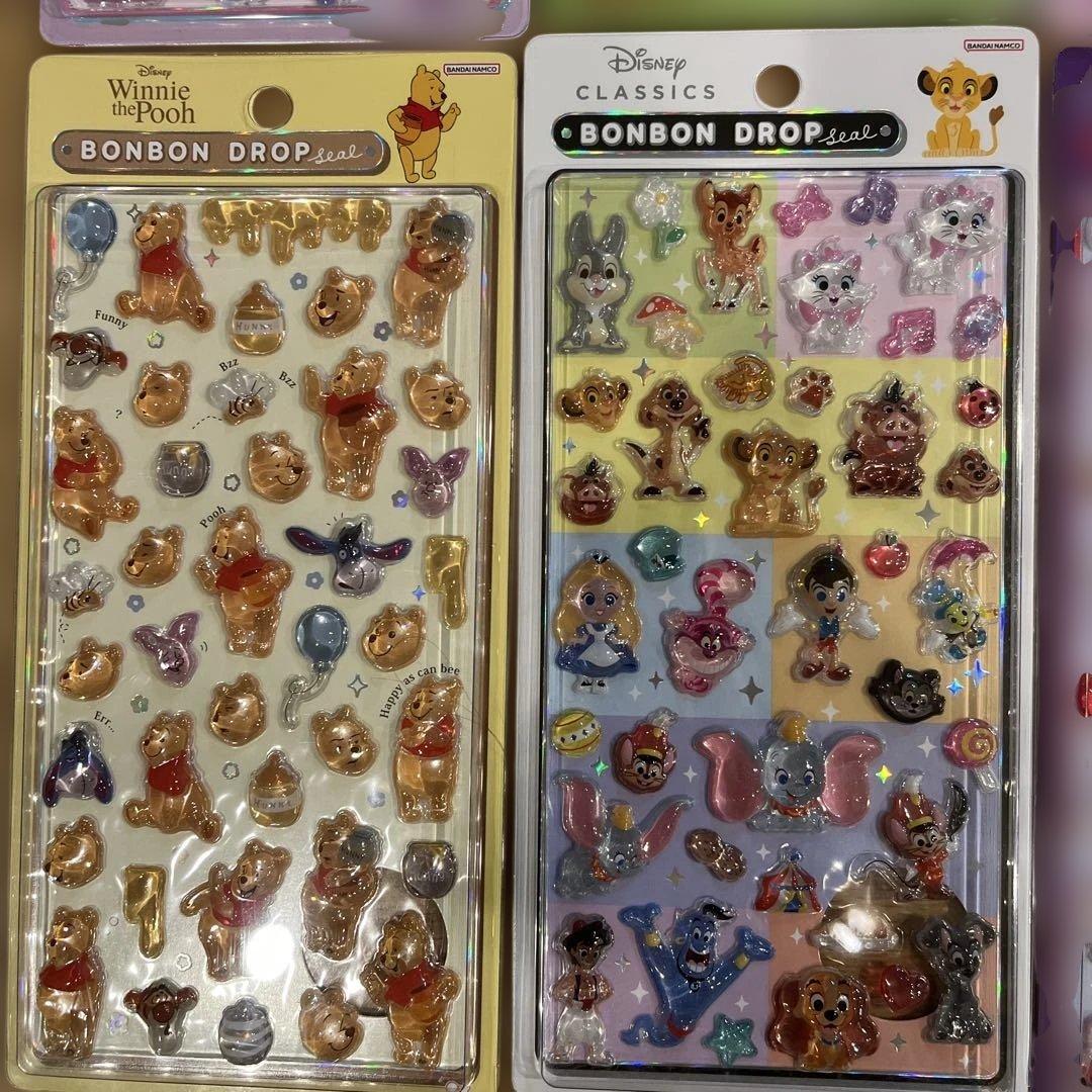 国内正規品　ボンボンドロップシール ディズニー　第2弾 8種セット