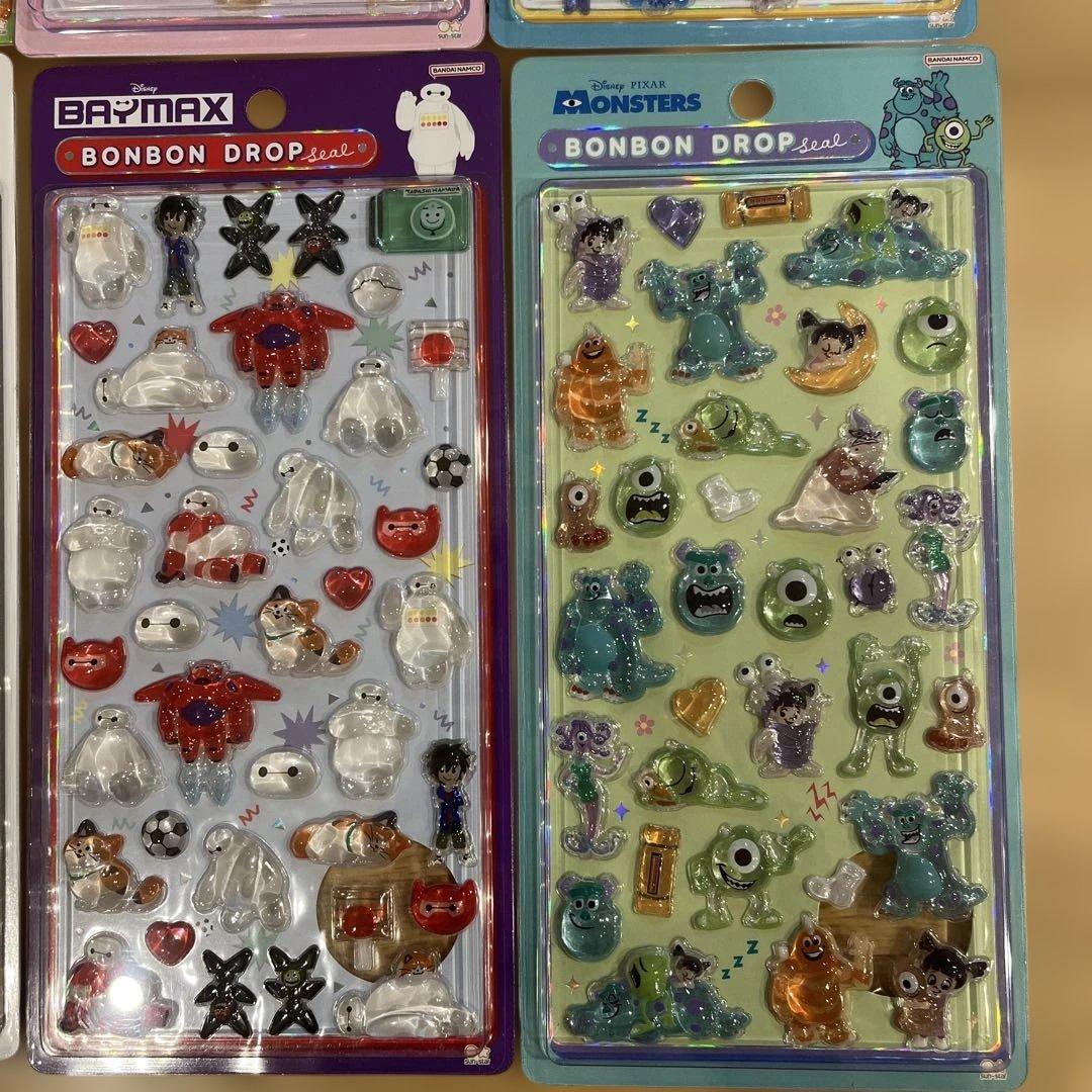 国内正規品　ボンボンドロップシール ディズニー　第2弾 8種セット