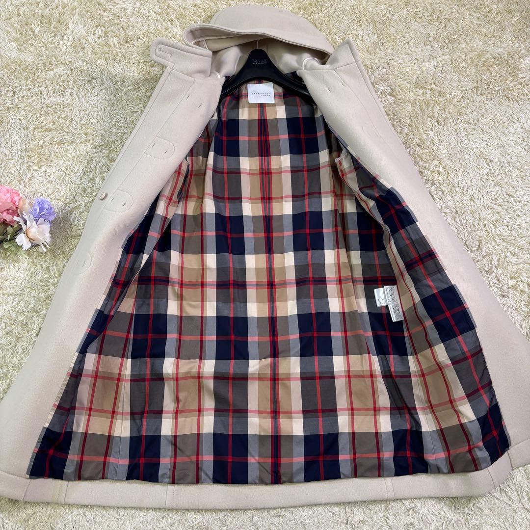 極美品✨　マッキントッシュ　ダッフルコート　アイボリー　ホワイト　ウール
