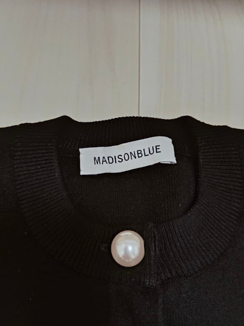 MADISONBLUE　マディソンブルー　パールジャンプスーツ　ブラック