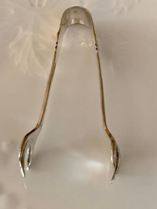 イギリス　アンティーク　シュガートング