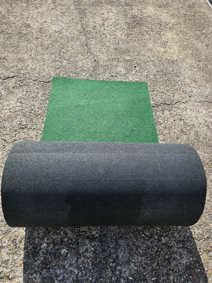 【新品】本格ポリエステル不織布 防草シート(明るめグリーン)厚手　巾1m×50m