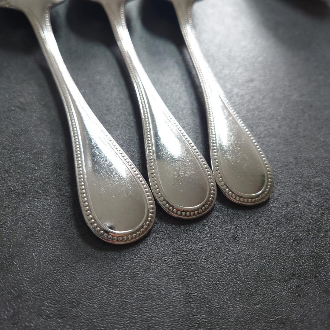 希少 クリストフル パール デザートスプーン 3点