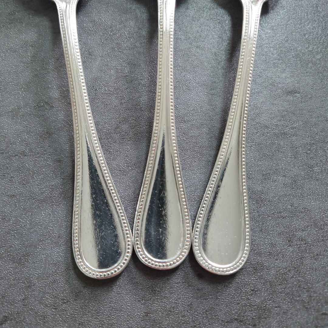 希少 クリストフル パール デザートスプーン 3点