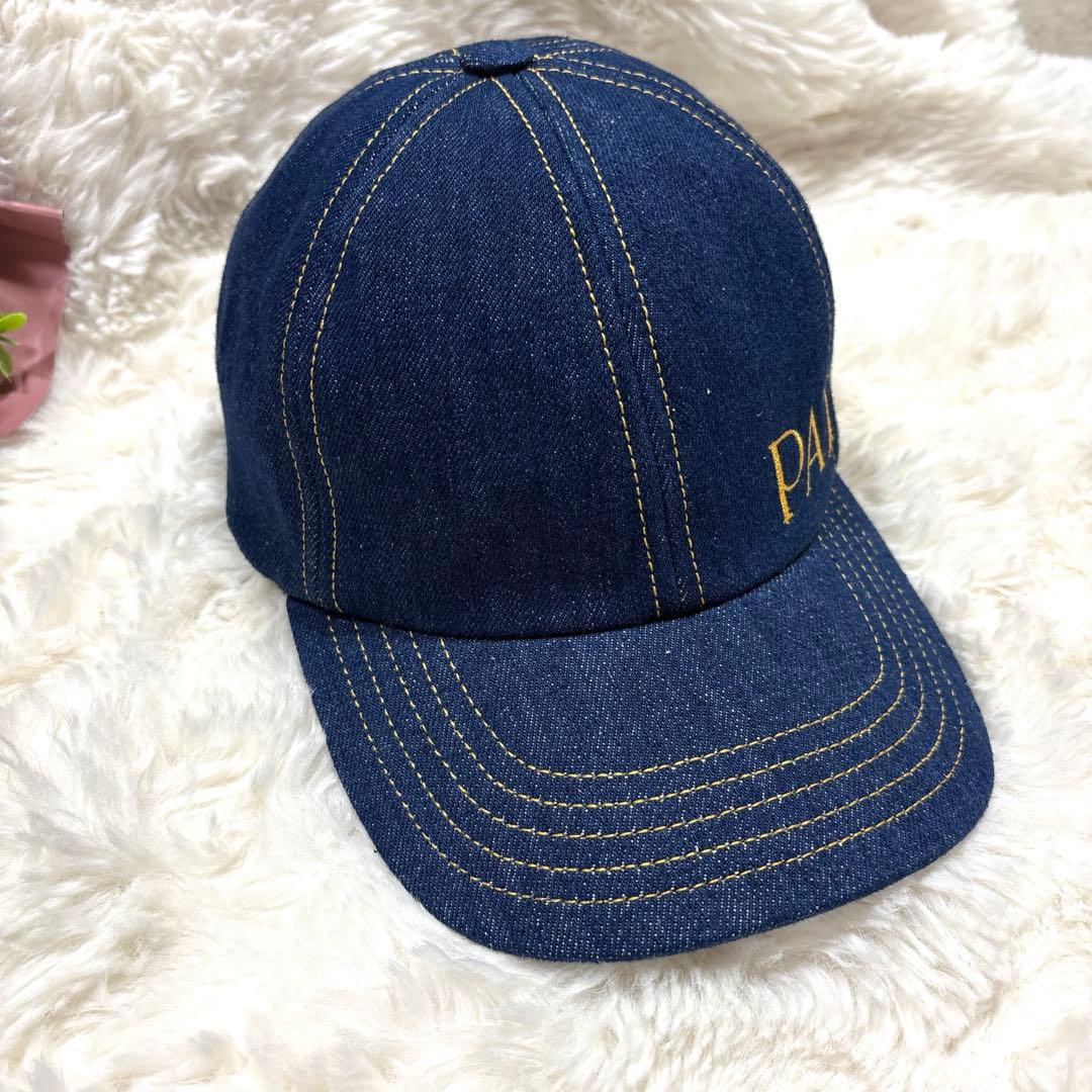未使用 保管品 PATOU パトゥ ベースボールキャップ デニム L 大きめ