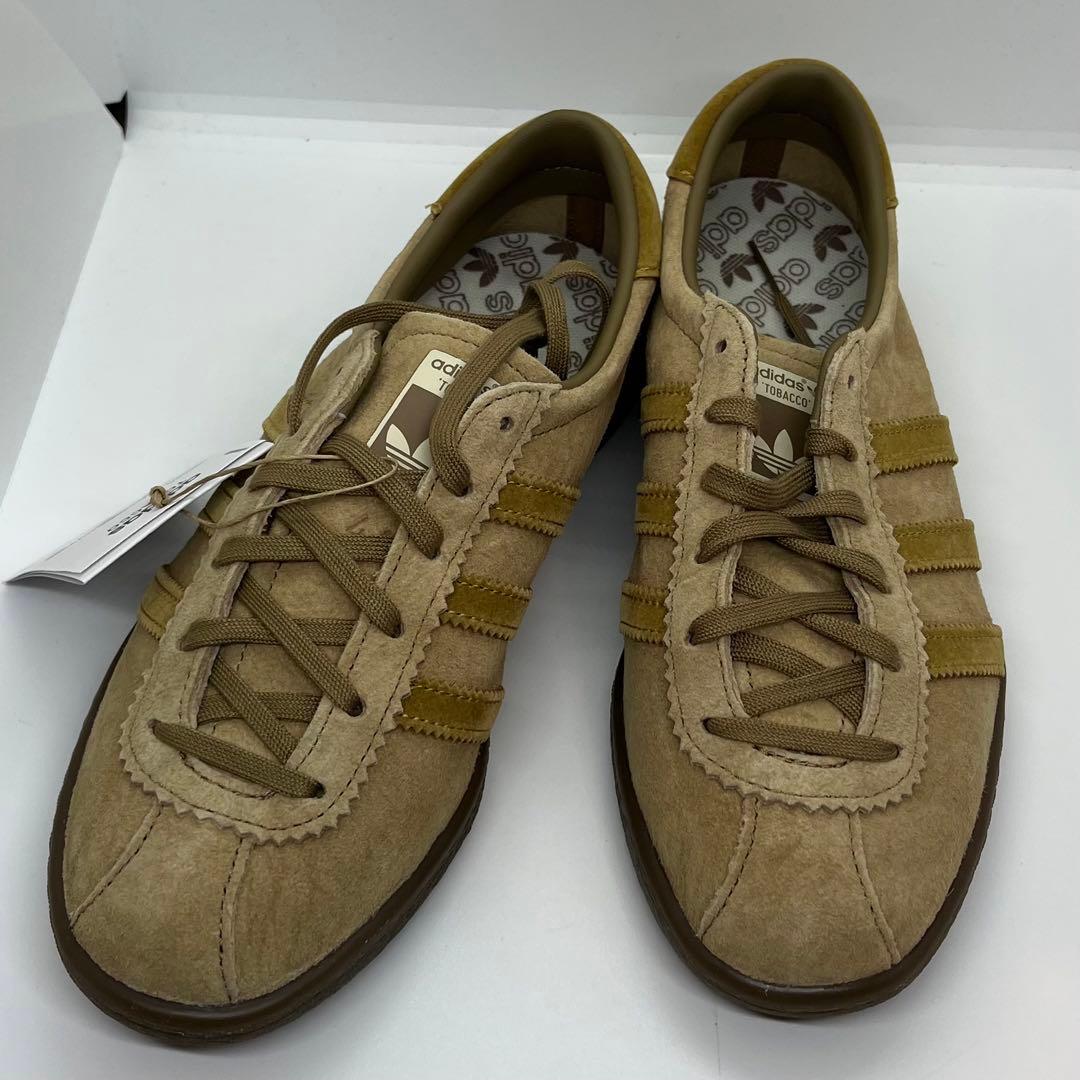 新品 23cm adidas TOBACCO タバコ グルーエン スエード