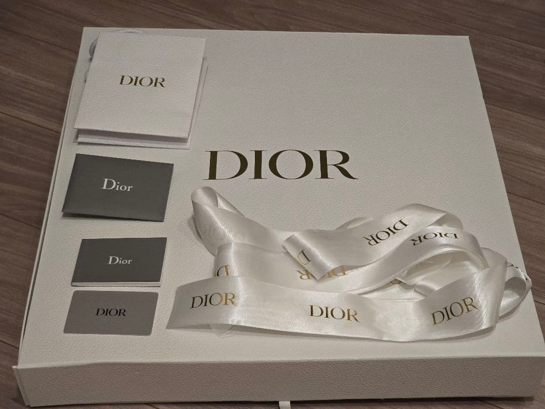 極美品　Dior ブックトート バッグ ミディアム ブルー
