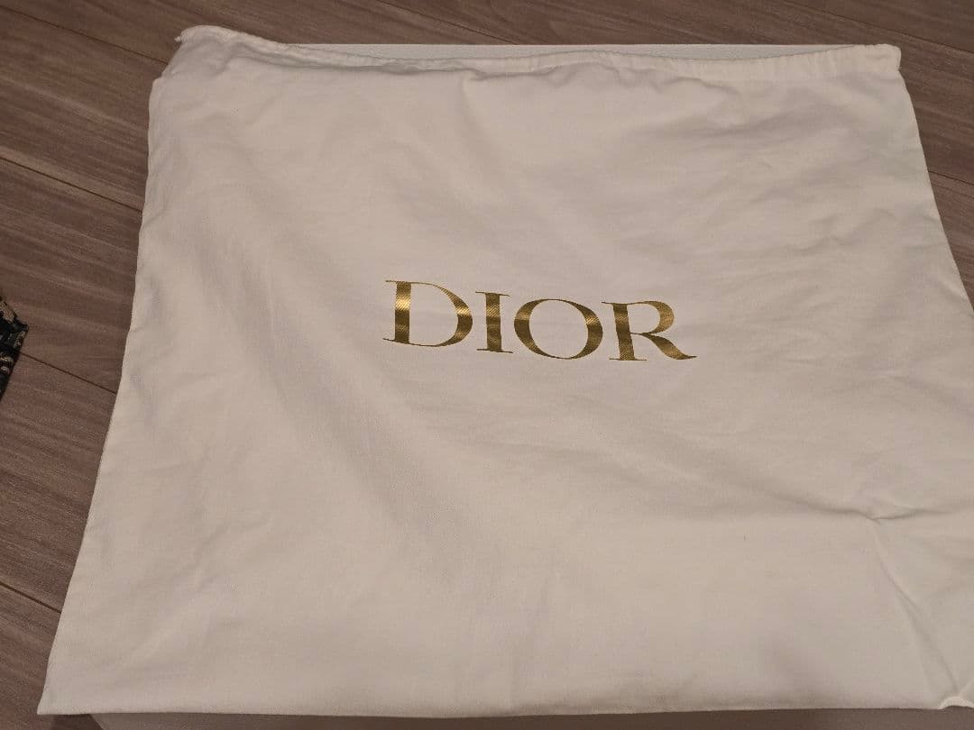 極美品　Dior ブックトート バッグ ミディアム ブルー