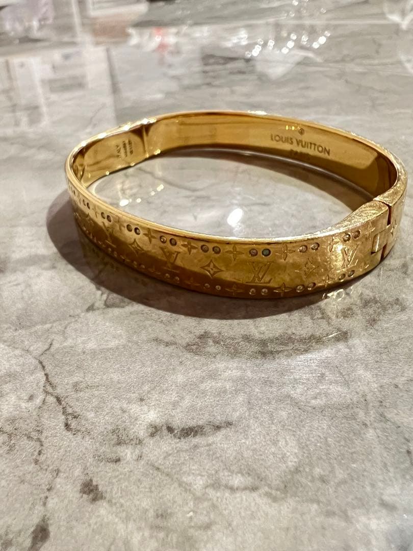 【正規品/LOUIS VUITTON】モノグラムブレスレット ゴールド 箱付き