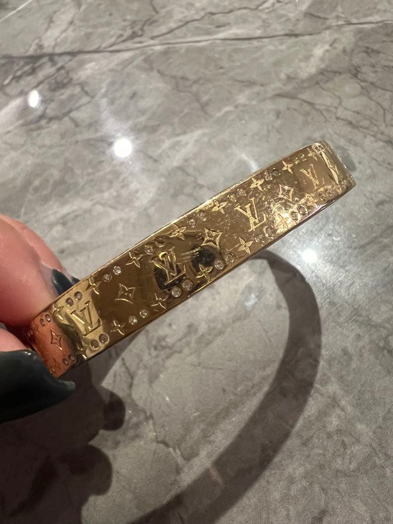 【正規品/LOUIS VUITTON】モノグラムブレスレット ゴールド 箱付き