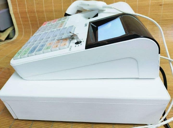 クローバーレジスター JET-670スキャナ付き　PC連携送料込　303007