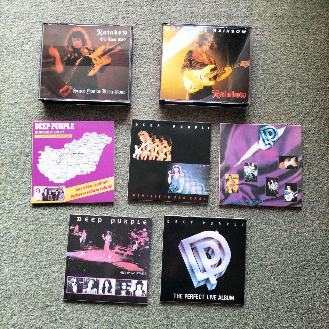 Rainbow & Deep Purple ライブCD　7セット