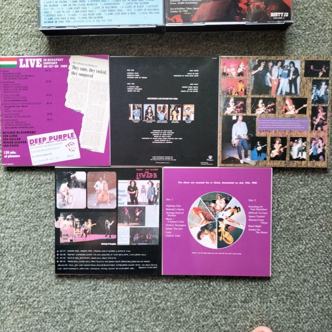 Rainbow & Deep Purple ライブCD　7セット