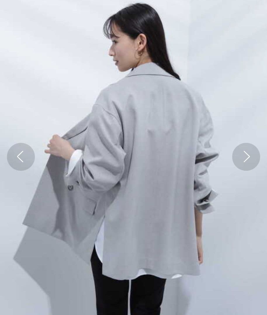 NATURAL BEAUTY BASIC×PLST　ジャケット×パンツ×ブラウス