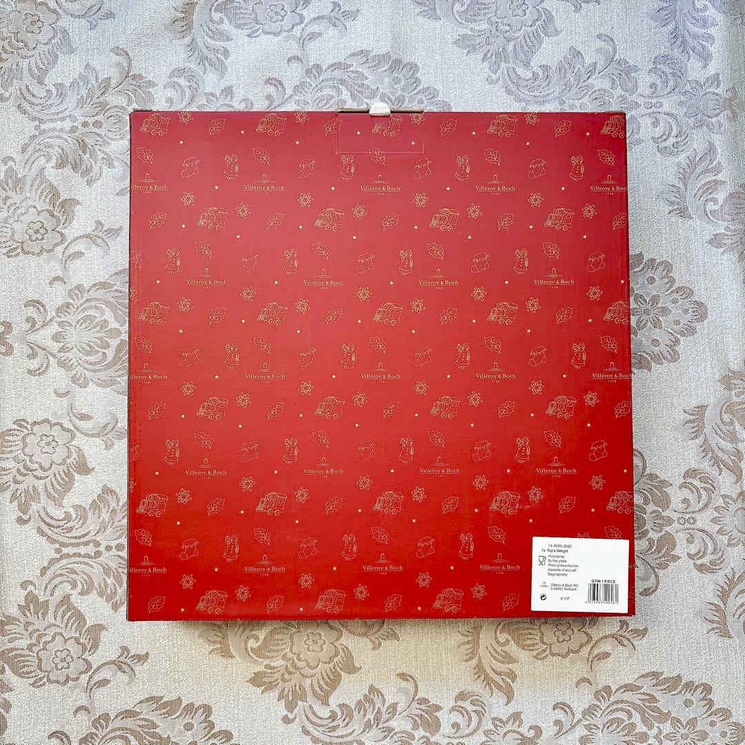 未使用箱入り　ビレロイ&ボッホ　35cm　大皿　プラッター　クリスマス