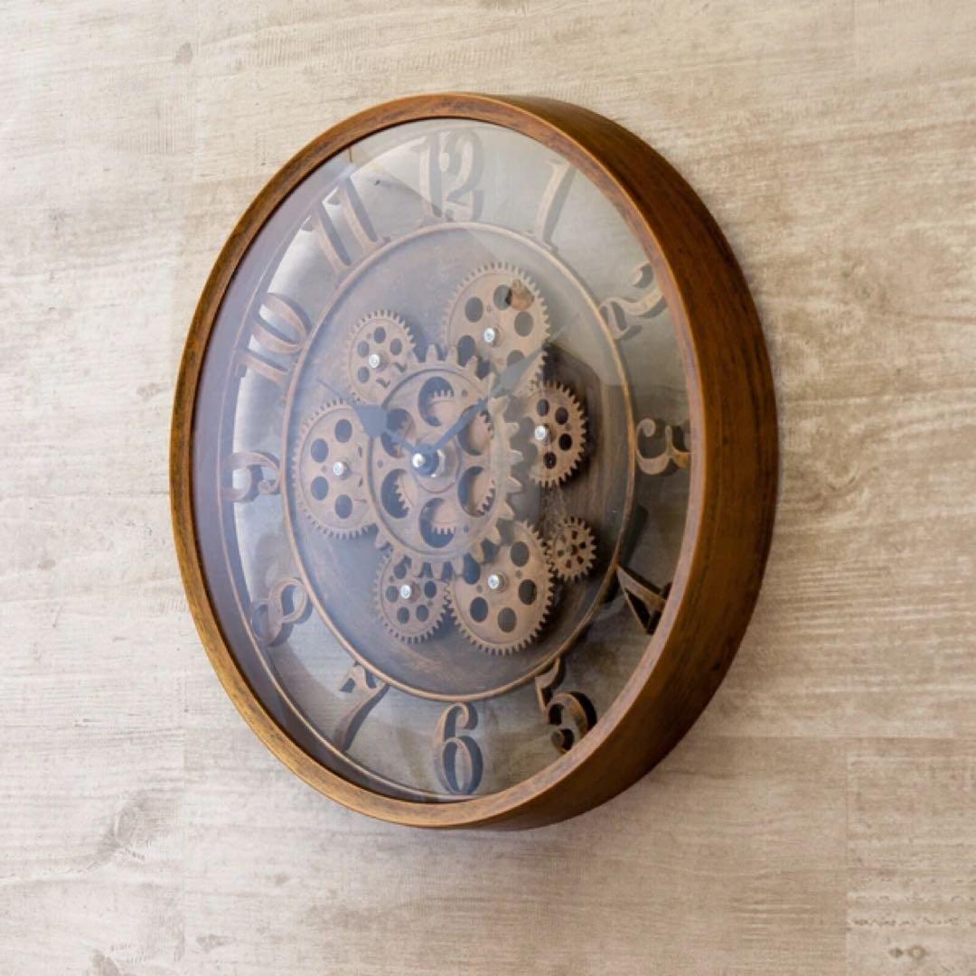 【掛時計】Decorative Wall Clock ウォールクロック Gear