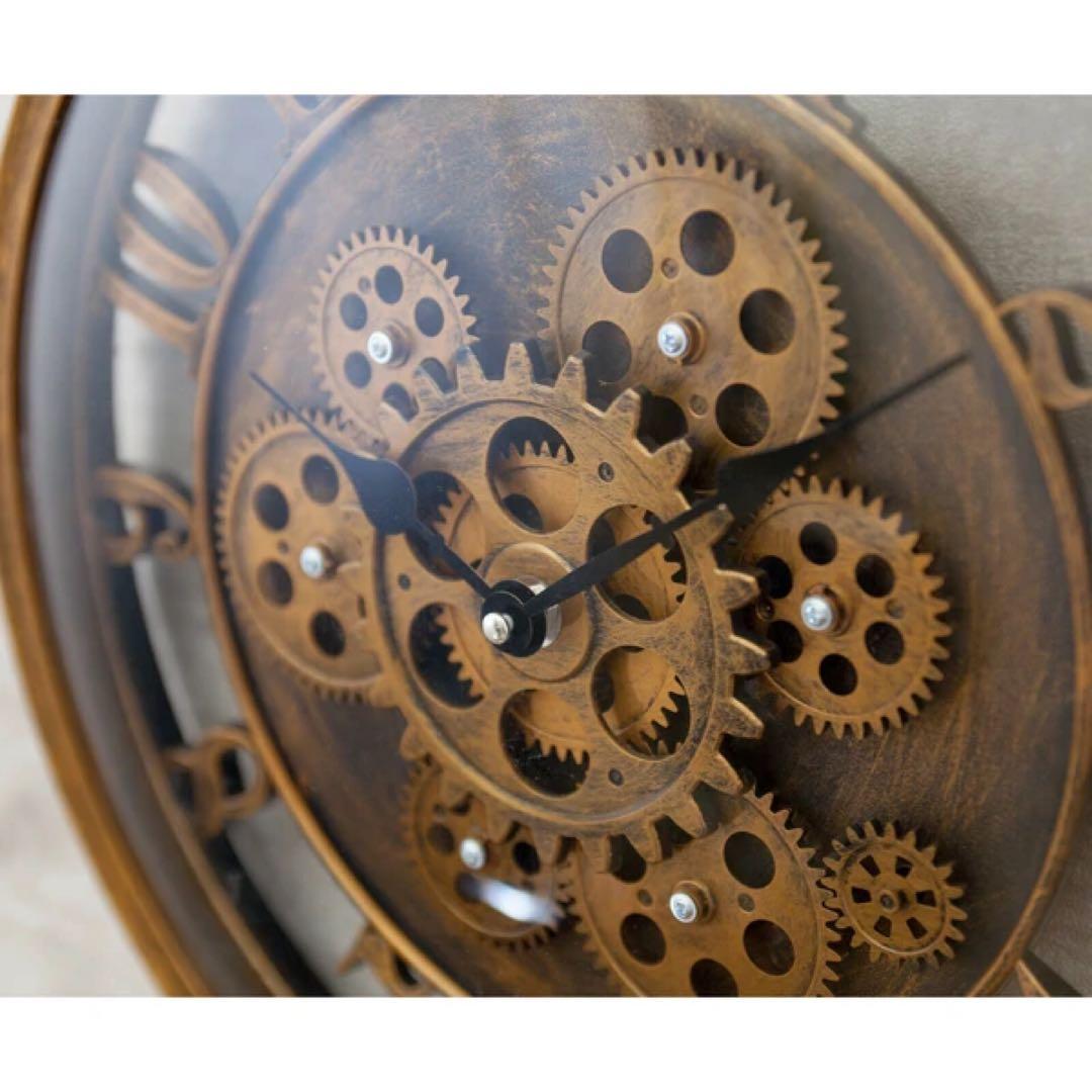 【掛時計】Decorative Wall Clock ウォールクロック Gear