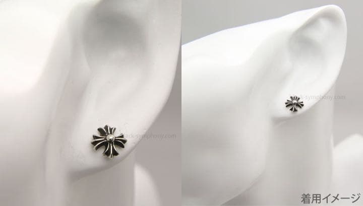 CHROME HEARTS クロムハーツ ピアス  925&14K 正規品