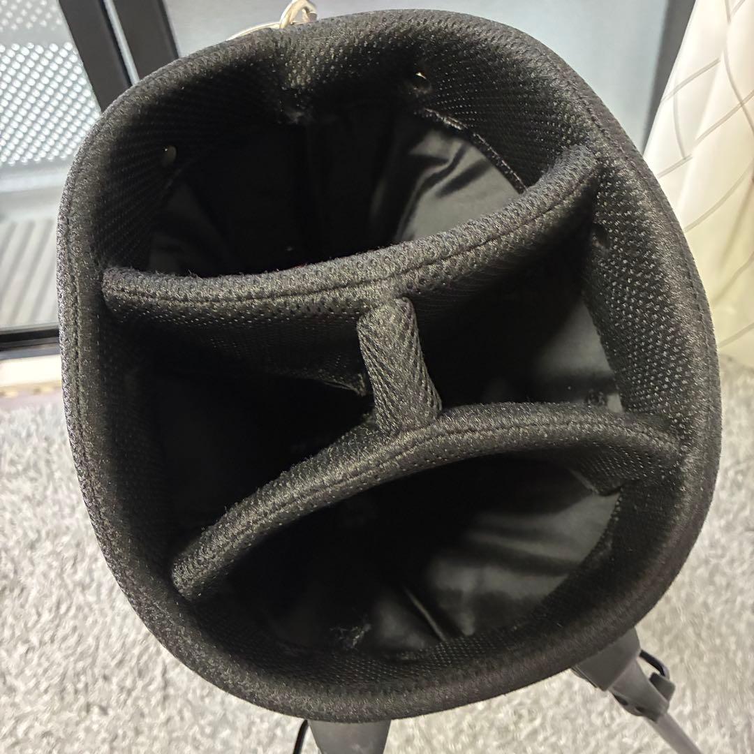 ダンスウィズドラゴン キャディバッグ スタンド式 4分割 軽量モデル 迷彩 星柄