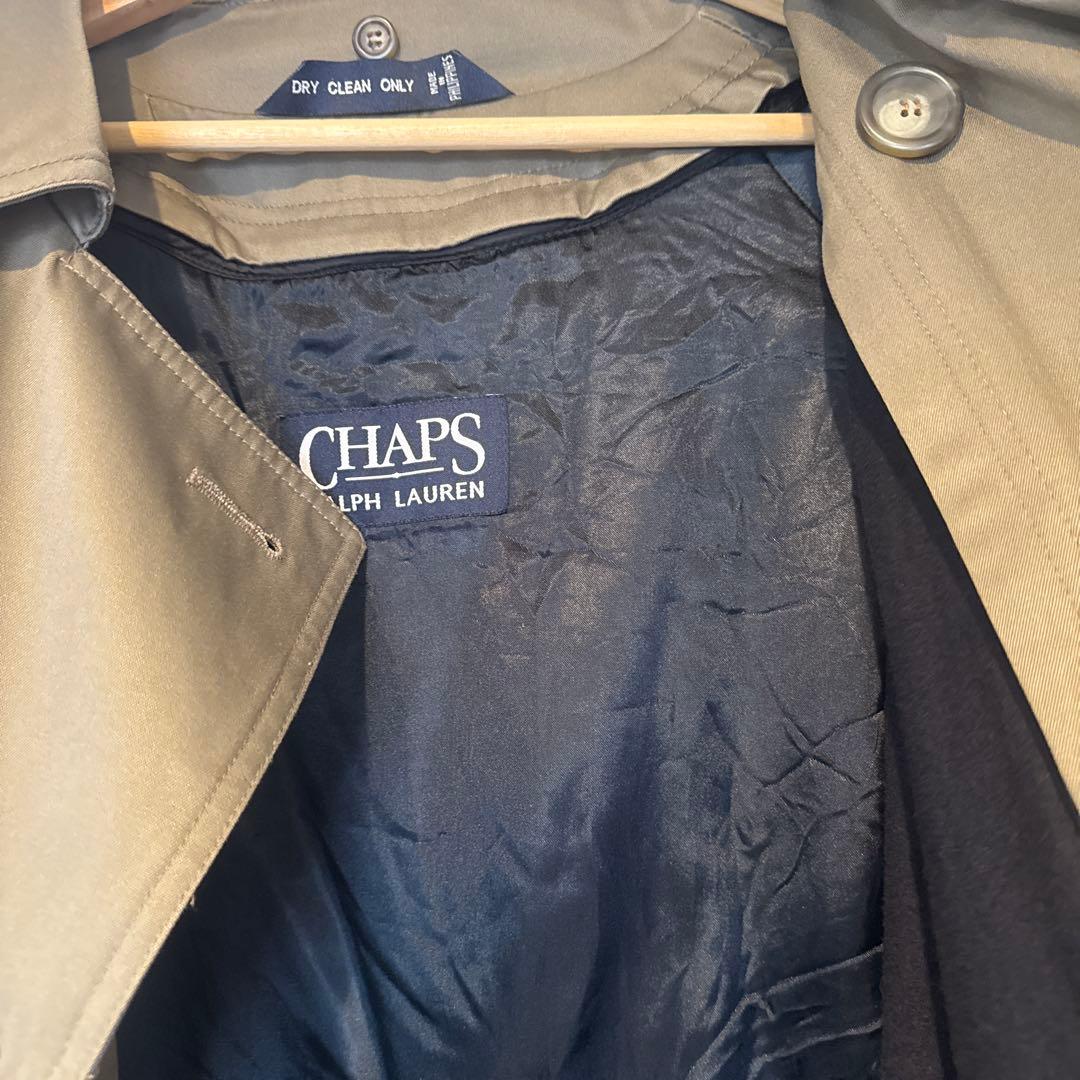 chaps Ralph Laurenカーキ ダブルブレスト トレンチコート