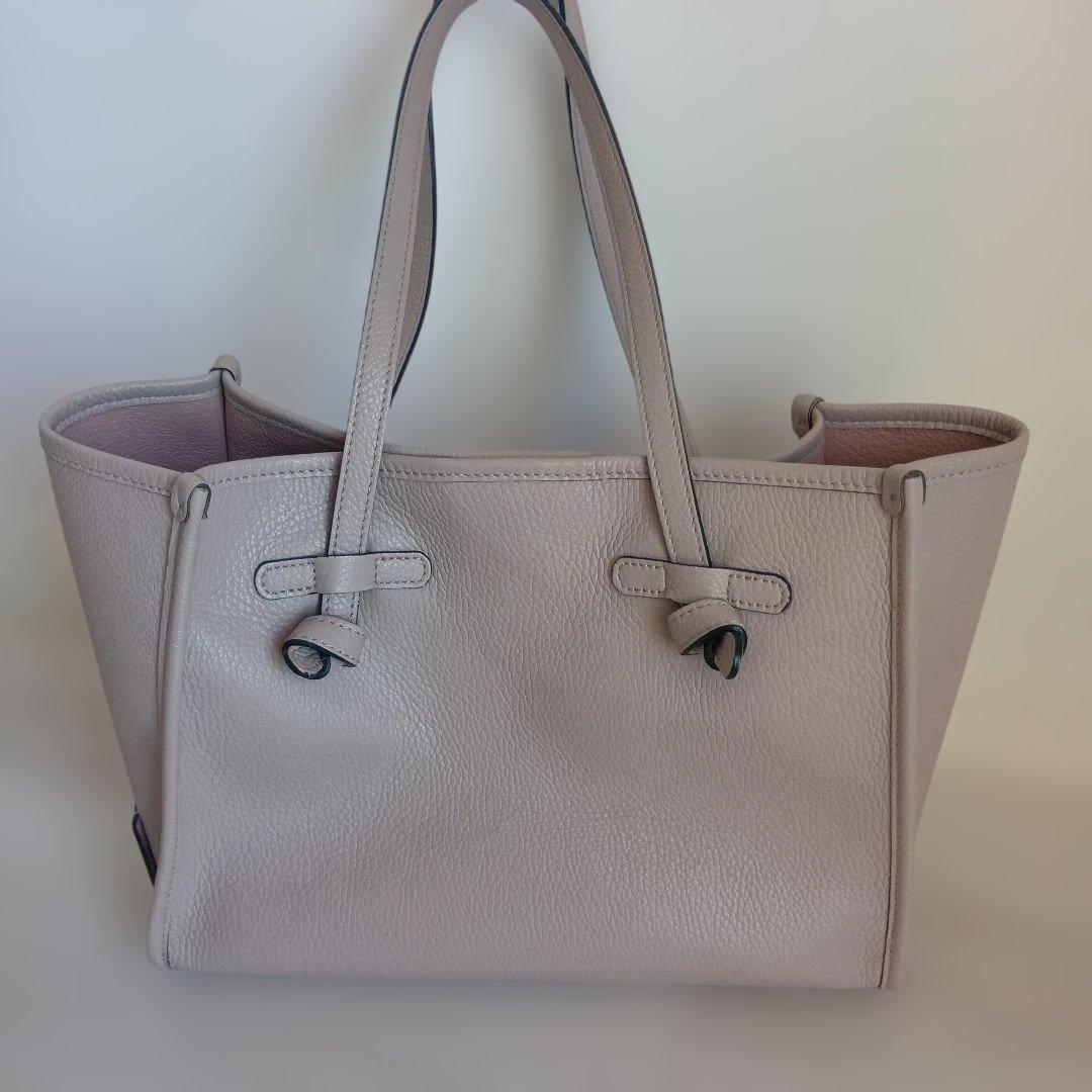 GIANNI CHIARINI ベージュ トートバッグ