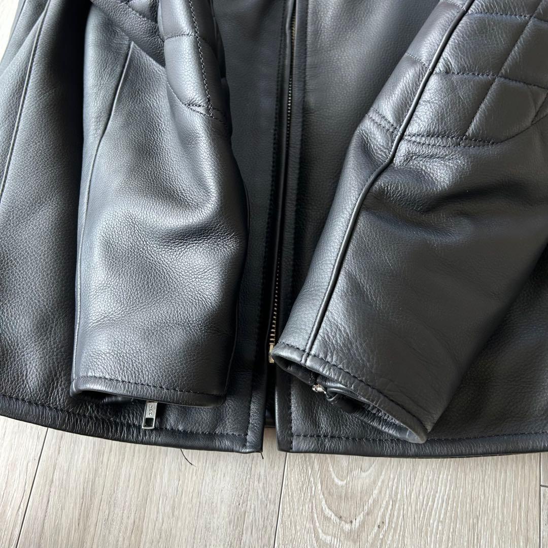 【美品】ALPHA アルファ 59cafe ロッカーズ シングルライダース M黒