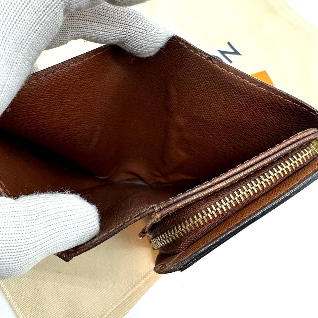 ルイヴィトン モノグラム ポルトモネビエ トレゾール 二つ折り財布 Lジップ