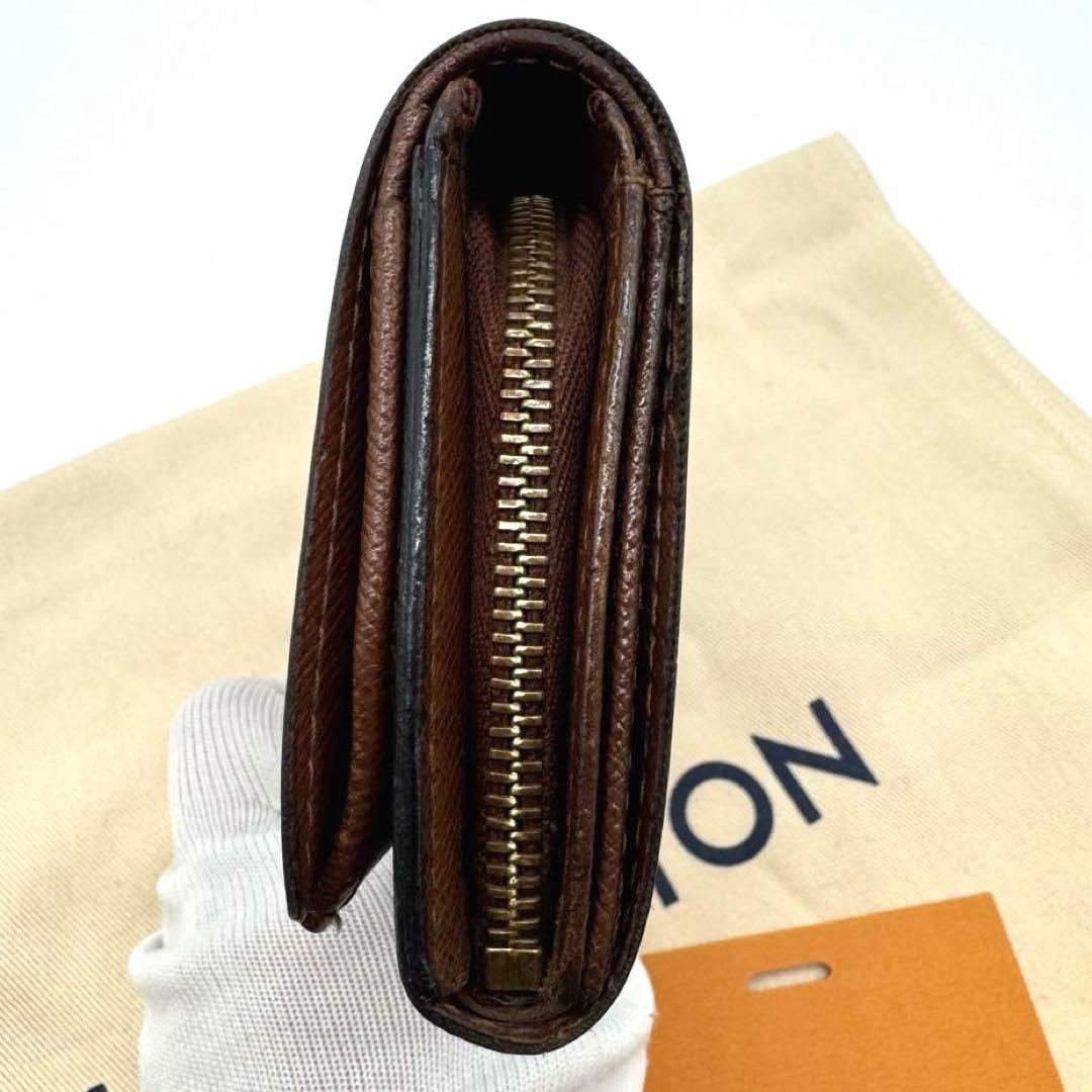 ルイヴィトン モノグラム ポルトモネビエ トレゾール 二つ折り財布 Lジップ