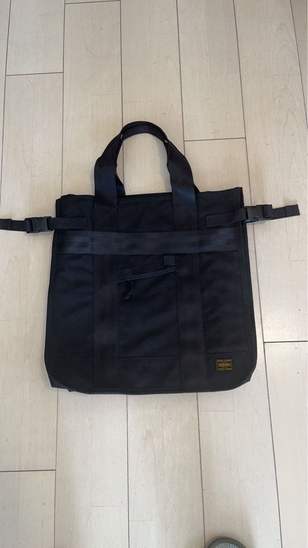 PORTER ✖️FAT ブラックトートバッグ