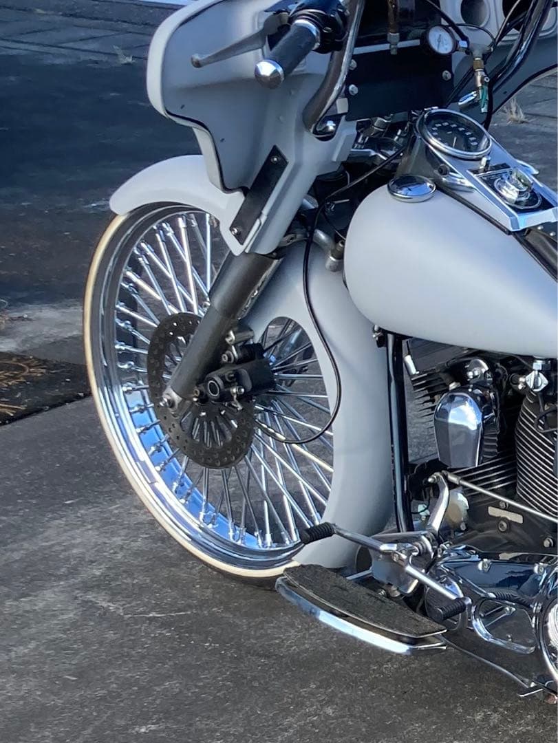 最終値下げ　ハーレー　26インチ　フロントフェンダー　バガー チョロスタイル
