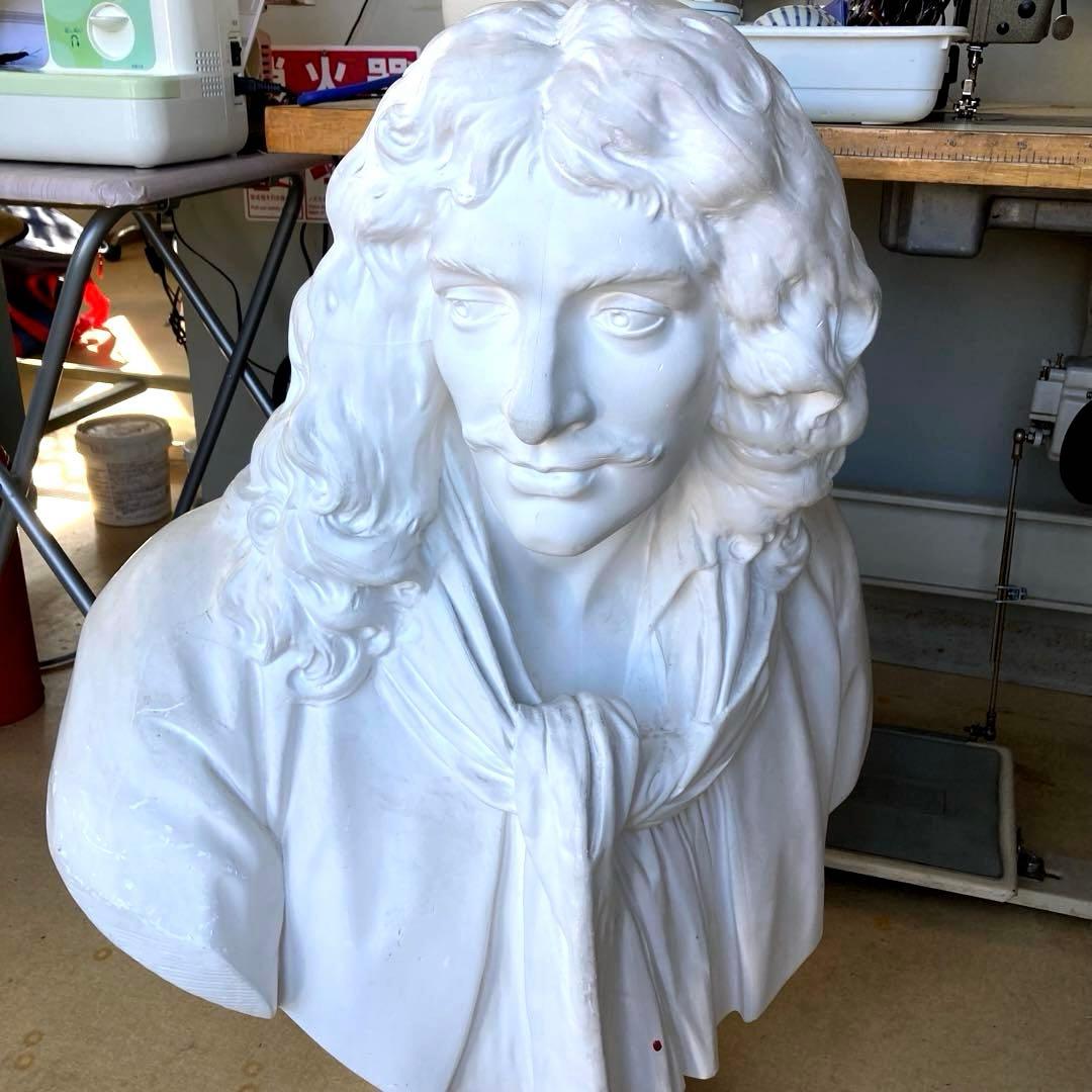 石膏像 モリエール 85cm