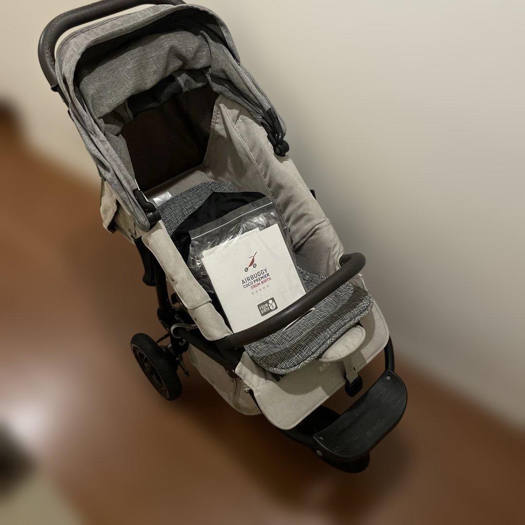 限定お値下げ中⭐︎エアバギー ココプレミア アースグレー レインカバー マット付