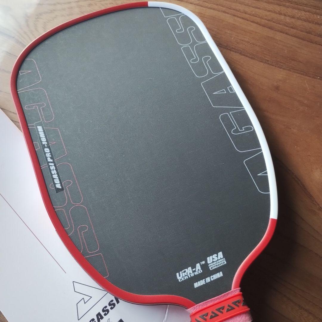 中古品 JOOLA ヨーラ アガシ プロ 16mm ピックルボール パドル