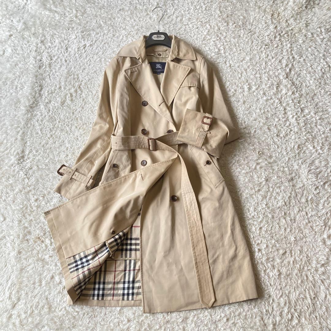 極美品✨バーバリーロンドン　ライナー付きトレンチコート　ベージュ38
