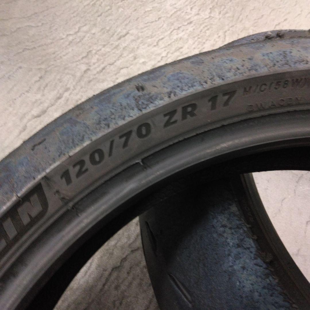 ミシュラン　POWER Cup2前後タイヤSET　中古品