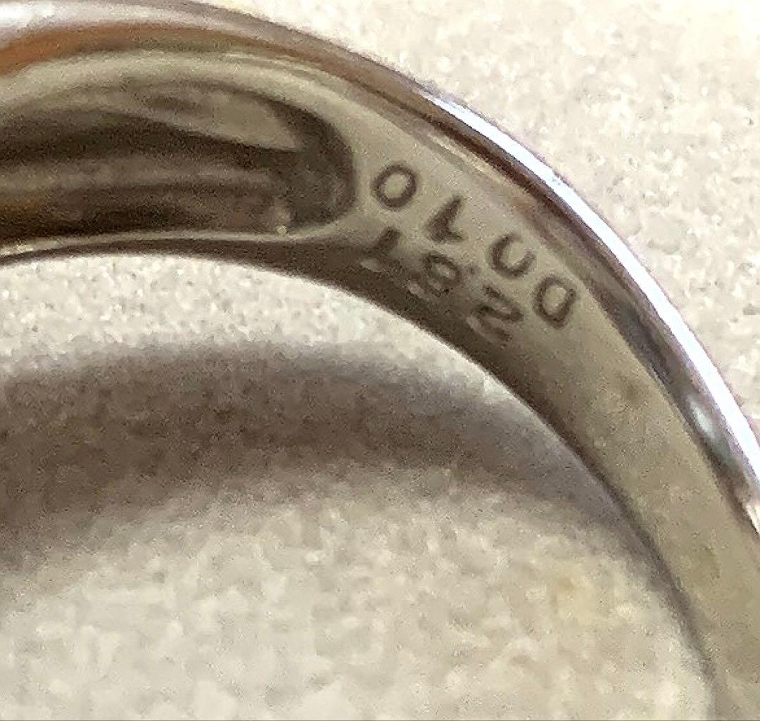 【鑑別書付】Pt900 大粒ブルートパーズ 2.81ct ダイヤモンド脇石リング